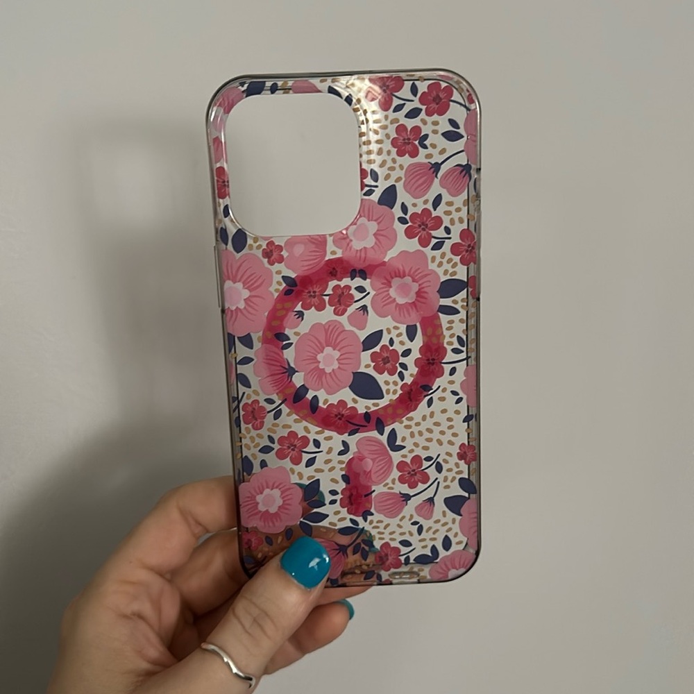 Brand new, never used iPhone 15 Pro Max floral MagSafe  phone case